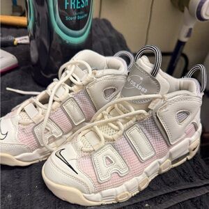 Nike Air More Uptempo Gradient (GS)  Kids' Shoes White-Pink-Purple